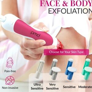 PMD Face & Body Exfoliator in Pink and White